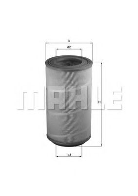 Filtru Aer Mahle LX 1025 | Protecție Motor