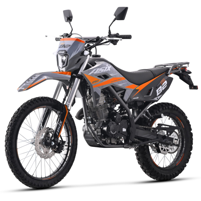 Motocicleta Enduro Cross Asix XB82 A1 250cc gri-portocaliu