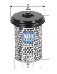 Filtru Aer UFI 27.998.00 | Protecție Unimog