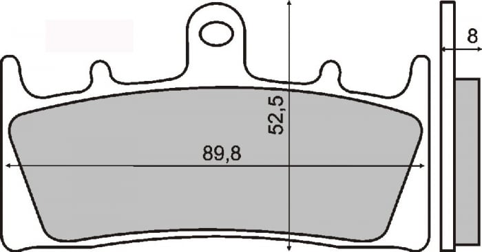 Placute Frana Rms Siguranță Suzuki GSX 1400
