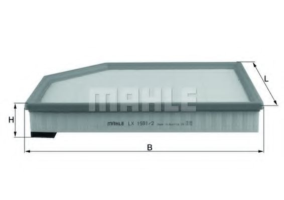 Filtru aer Mahle LX 1591 Original Volvo