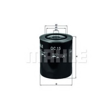 Filtru Ulei Mahle OC 15 | Protecție Motor