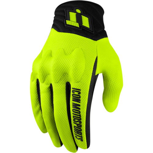 Manusi Icon Anthem 2 Galben Neon Negru 2XL
