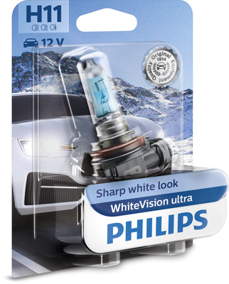 Bec H11 Philips White Vision Ultra 55W