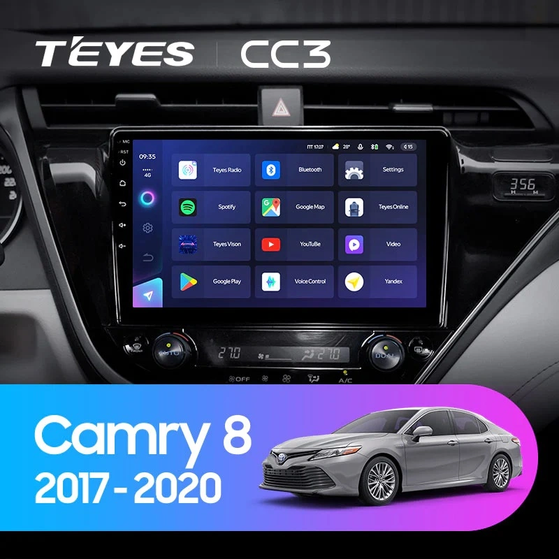 Teyes CC4 PRO Navigatie AI Toyota Camry