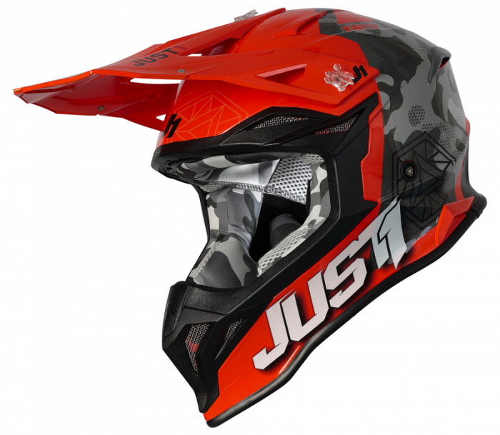 Casca Just1 J39 Kinetic Camo | Protecție Motocross