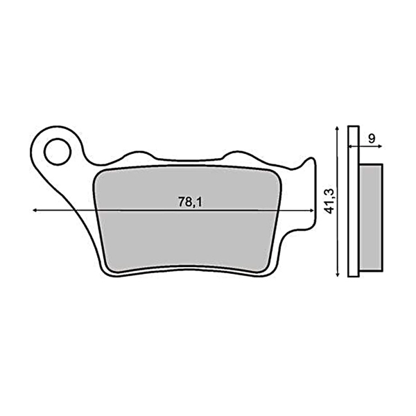 Placute Frana Rms BMW F650, Honda NX500
