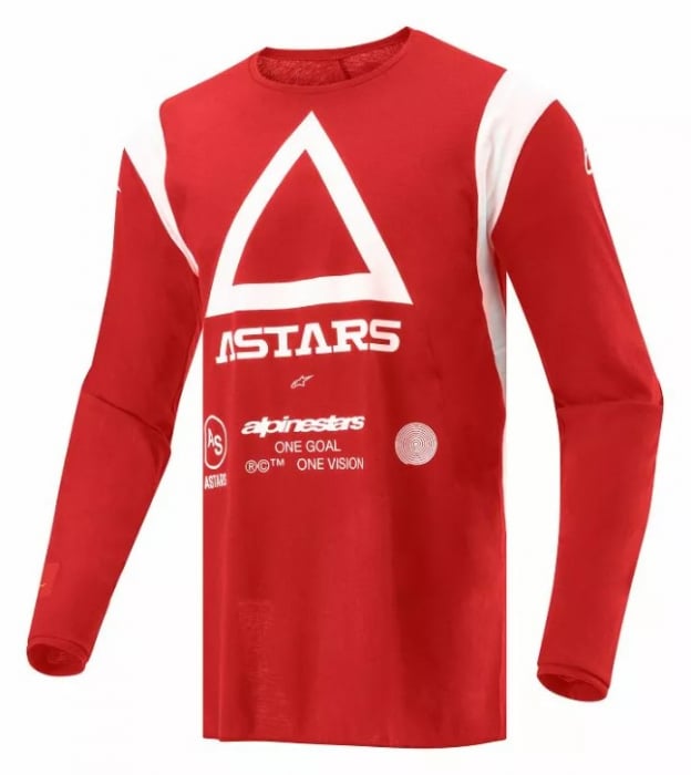 Tricou Alpinestars Techdura Rosu-Alb XL