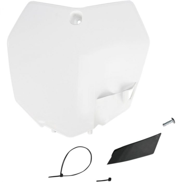 Plastic Număr Fata KTM UFO Alb | Protecție Durabilă