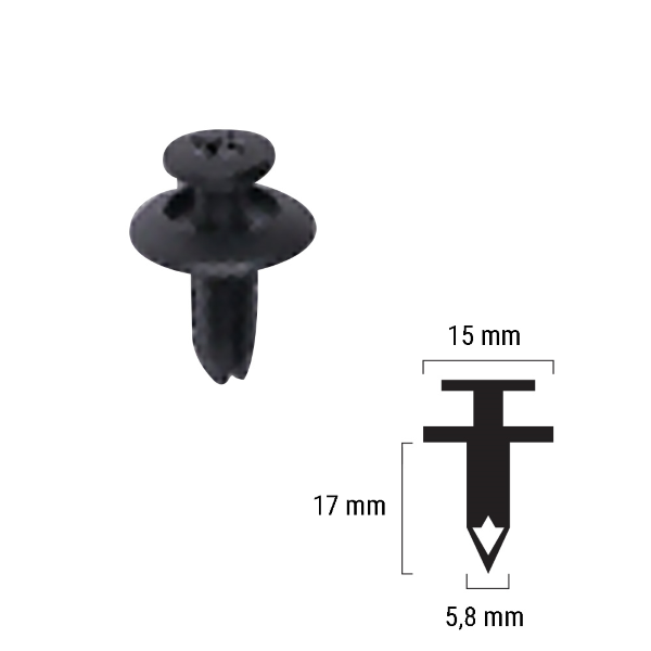 Nit Plastic Suzuki 0940906313 RMS | Potrivire Sigură