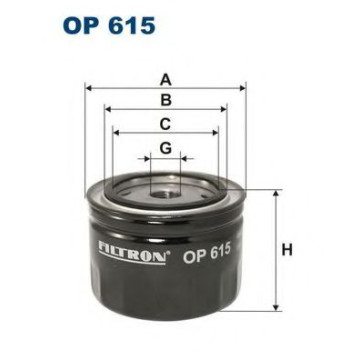 Filtru Ulei Filtron OP615 - Protecție Motor Opel