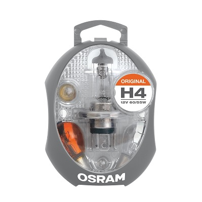 Set Becuri Rezerva H4 Osram 12V - Siguranta Garantata