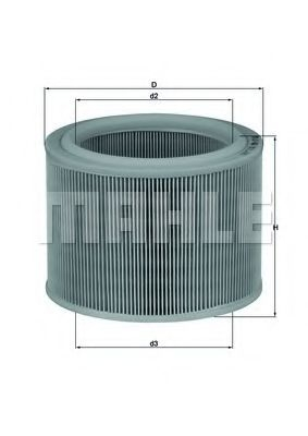 Filtru aer Mahle ORIGINAL - Protecție optimă motor