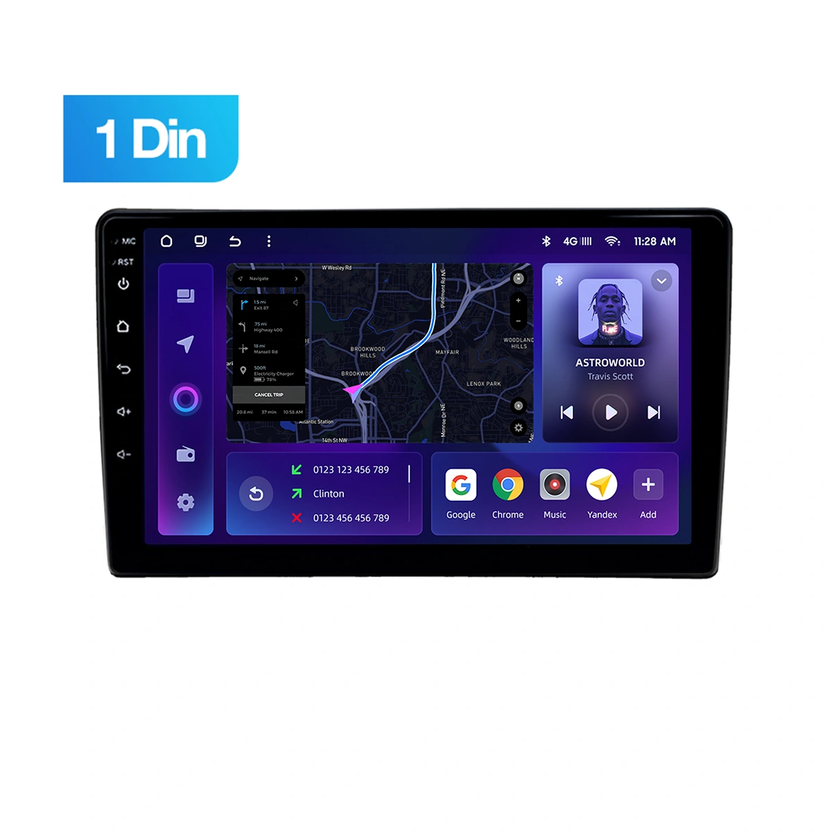 Navigatie MOSS M2 Nissan Navara - Ecran 9" 4G DSP - imagine 2