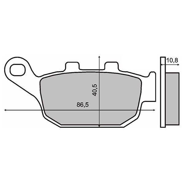 Placute Frana RMS Honda Phanteon - Siguranta Maxima