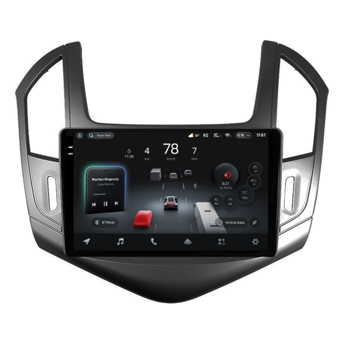 Teyes CC4 PRO Navigatie AI Chevrolet Cruze 9.5" QLED