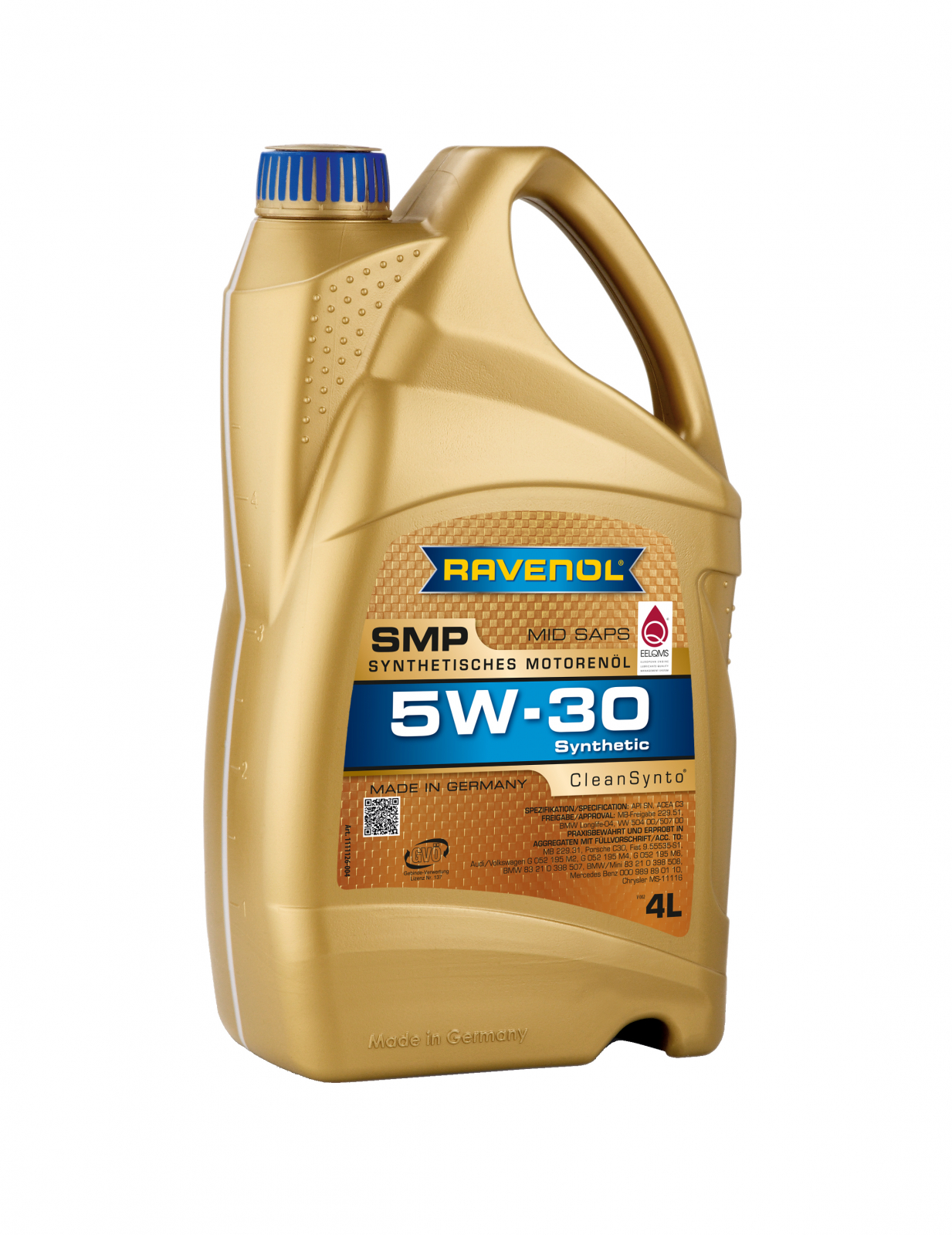 Ulei motor Ravenol SMP 5W-30 4L, sintetic Mid SAPS