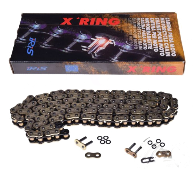 Lant transmisie IRIS 525 X-ring 118 zile Auriu Mmx