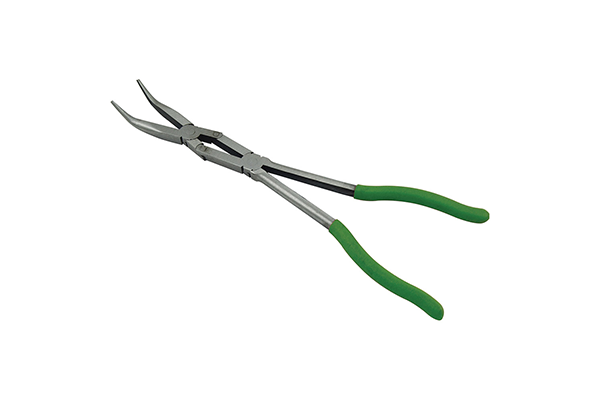 Clește Extralung Sistem Foarfecă Curbat 45° 335mm JBM