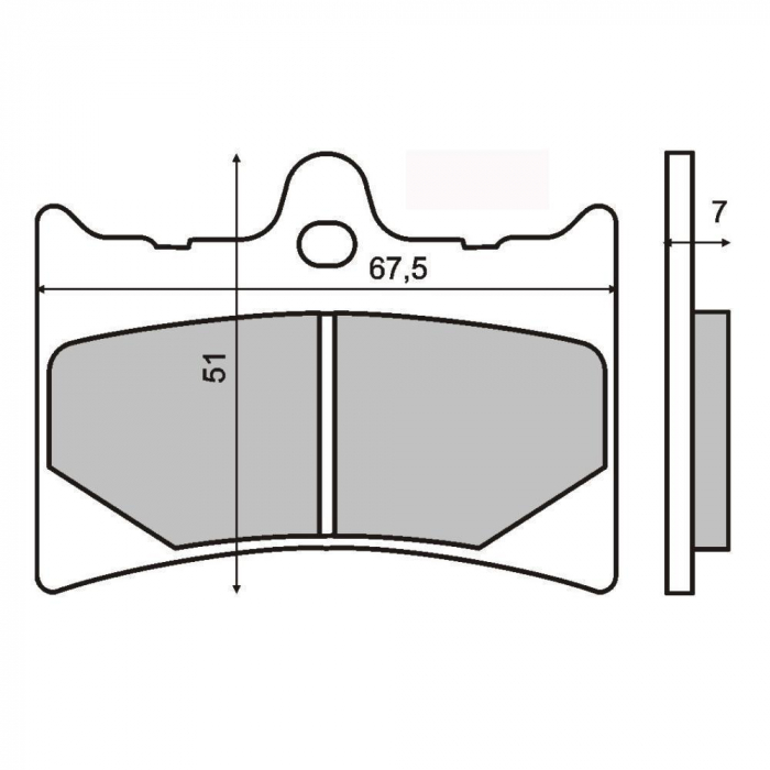 Placute Frana Aprilia RS 125 Rms | Stop Eficient