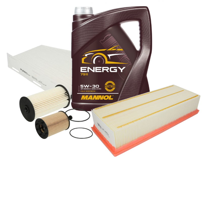 Pachet Schimb Ulei VAG 5L + Filtre - 255 RON