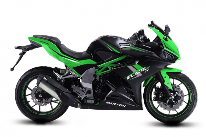 Barton Blade-R 125cc - Motocicleta A1 Negru-Verde