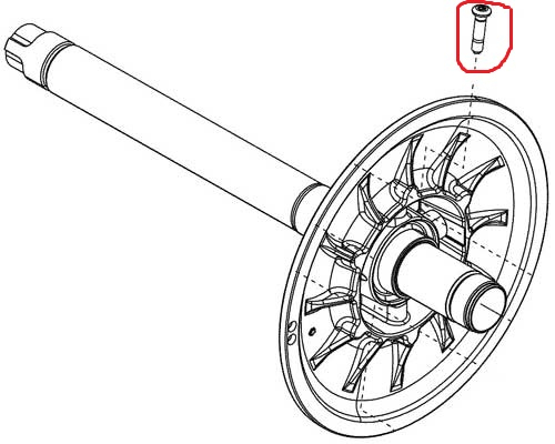 Bolt Original Ski-Doo BRP - Fixare Sigură - imagine 2