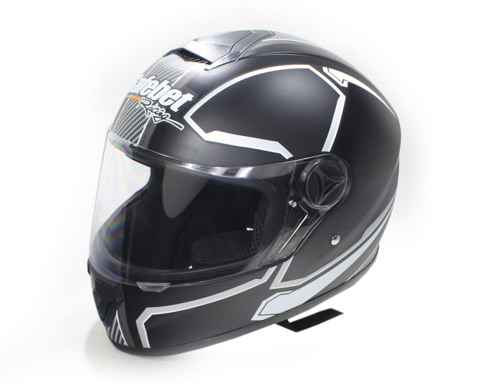 Casca moto integrala Safebet HF-122 Q217, negru alb, 2XL
