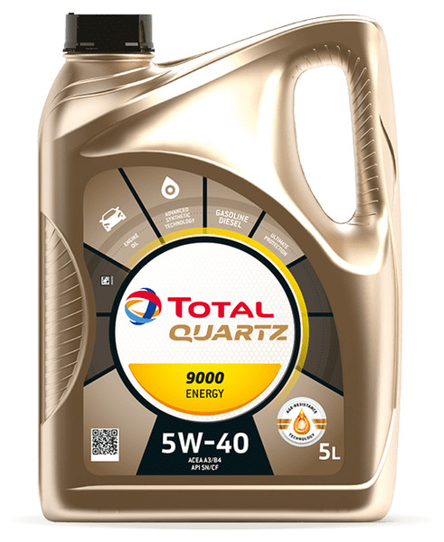 Total Quartz 9000 5W40 - Protecție motor