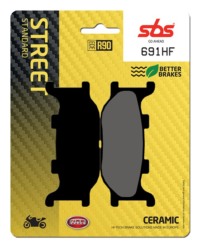 SBS Plăci Frână Ceramic 691HF | Frânare Eficientă