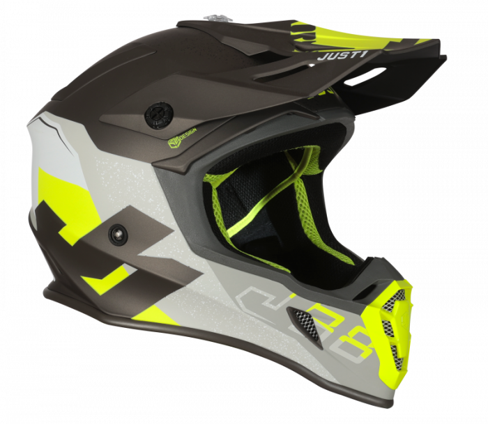 Casca Just1 J38 Korner Galben Fluo - Protecție Premium