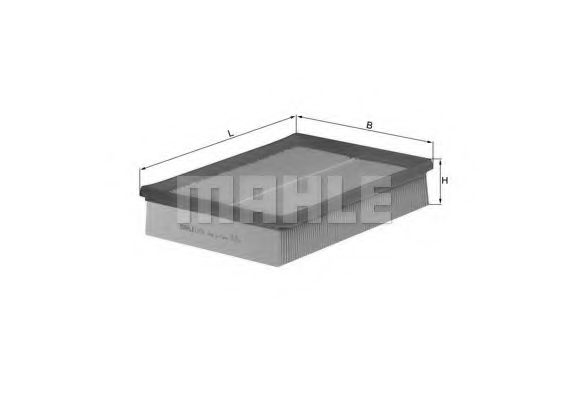 Filtru aer MAHLE LX 856 - Protecție Motor