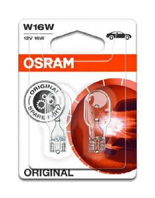 Set 2 Becuri Osram W16W 12V Calitate Germană