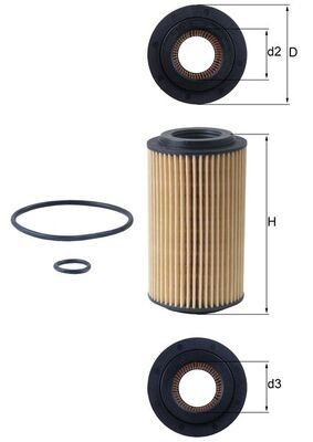 Filtru Ulei Mahle OX 153D4 - Protecție Motor