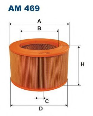 FILT AM469 - Filtru aer compatibil Suzuki Samurai SJ413