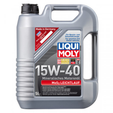 Ulei Motor Liqui Moly MoS2 15W-40 5L, Lubrifiere Extrema