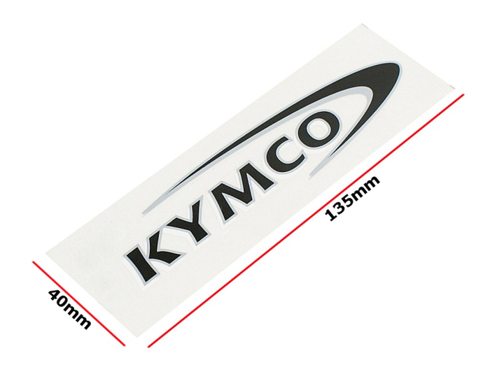 Autocolant Kymco negru Roy - accesorii original