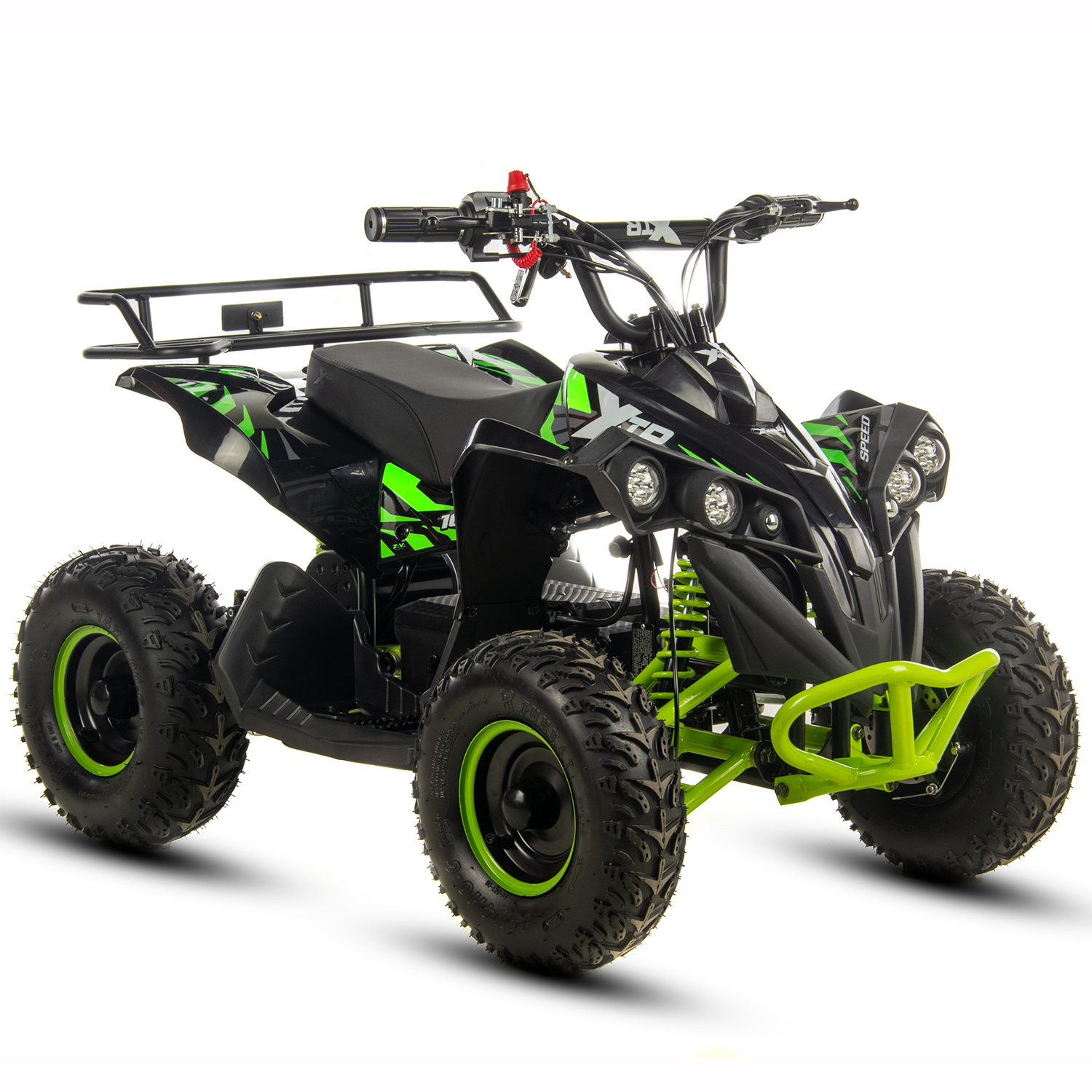 ATV electric copii XTR E-M12-6S 1000W 36V negru-verde