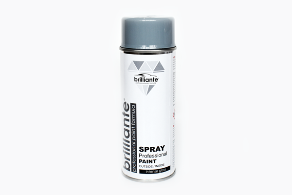Vopsea Spray Brilliante Gri Argintiu RAL 7001 - Usca