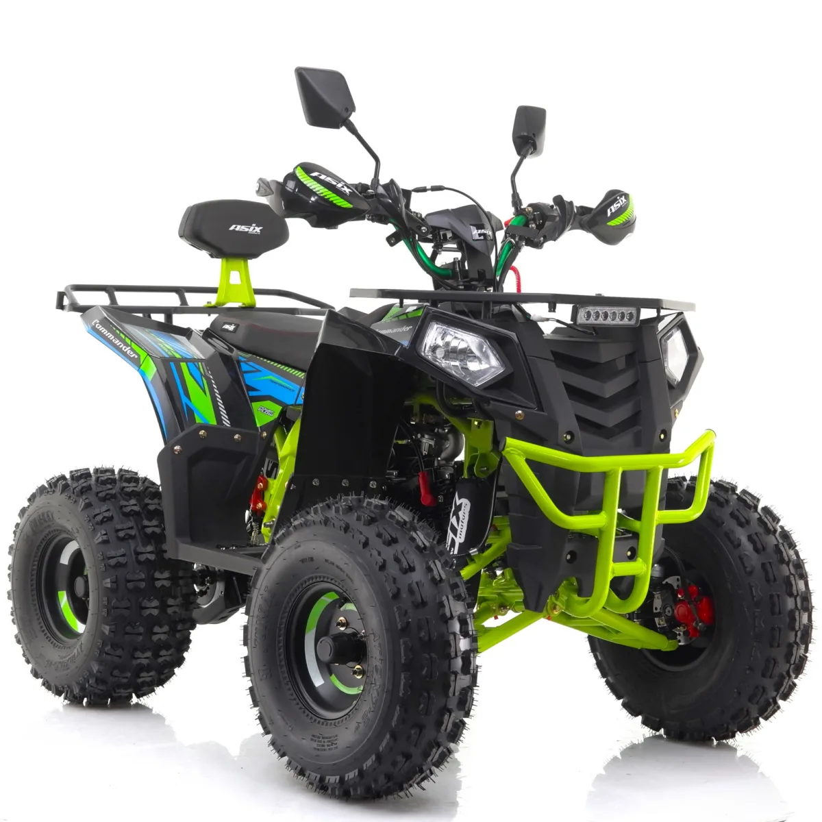 ATV Asix Comander 125cc, negru-lime, 1+1 viteze