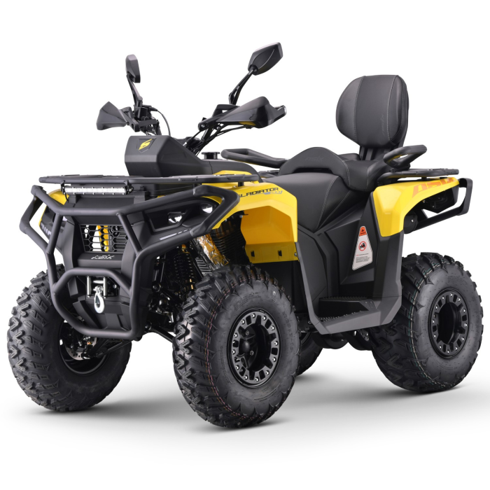 ATV Asix Gladiator T3B 200cc EFI, roti 10inch, galben