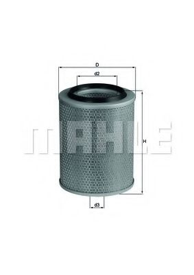 Filtru aer MAHLE LX 92 Calitate Originală