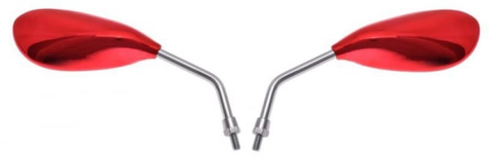 Set Oglinzi Moto WMX Rosu | Montare M8