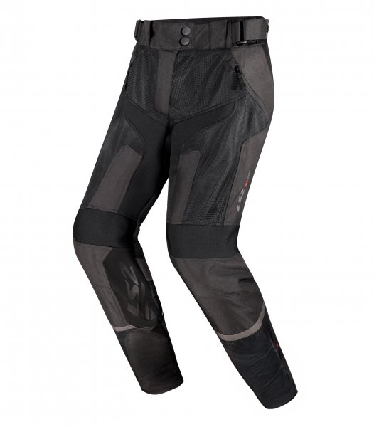 Pantaloni textil moto dame LS2 Como Air negru gri 3XL