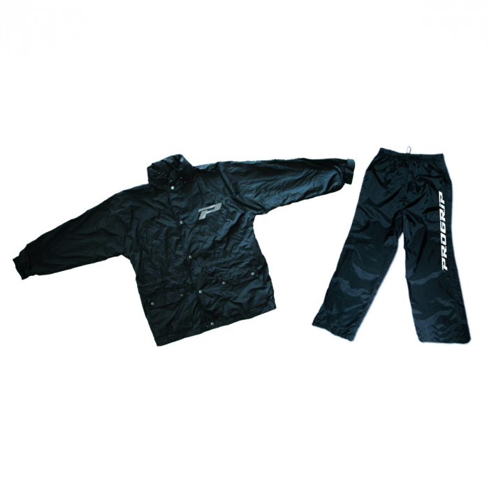 Costum Ploaie Progrip Negru XL - Impermeabil