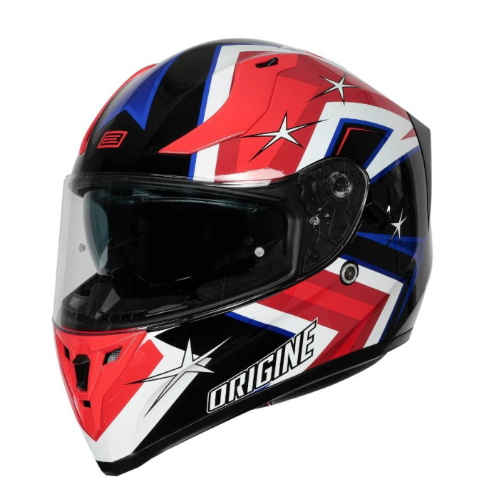 Casca moto integrala Origine Strada Speddy, negru rosu, S