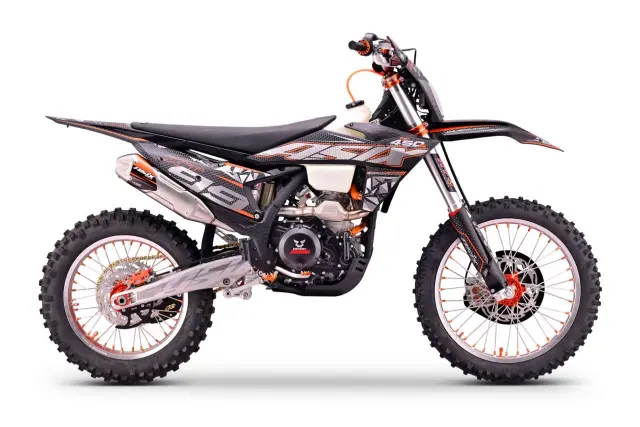 Motocicleta Cross Enduro Asix XT99 450cc, Negru-Portocaliu