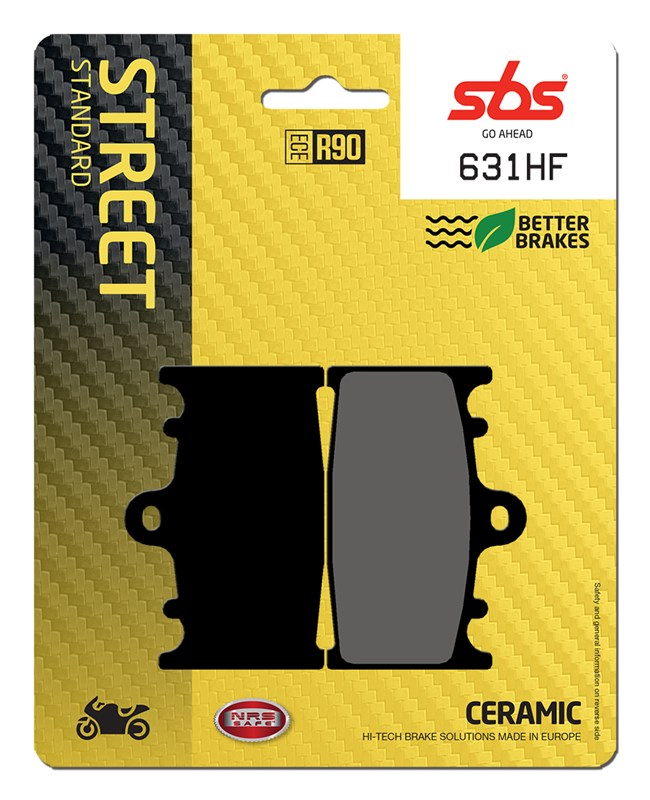 Placute Frana SBS Ceramic 631HF - Siguranță