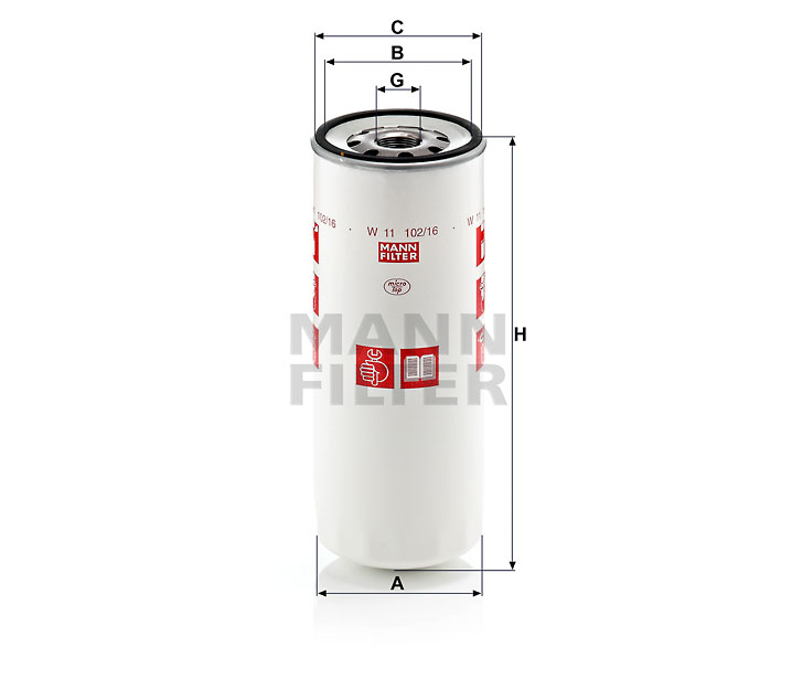 Filtru Ulei Mann-Filter W 11 102 16 | Calitate