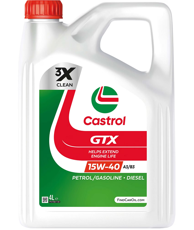 Castrol GTX 15W40 - Protecție Avansată a Motorului